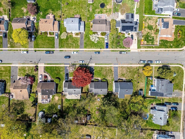 bird's eye view featuring a residential view