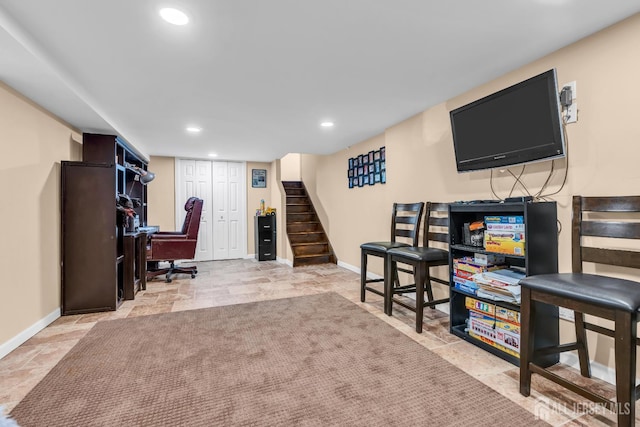 14 E Shirley Ave, Colonia, NJ 07067 - office featuring recessed lighting and baseboards