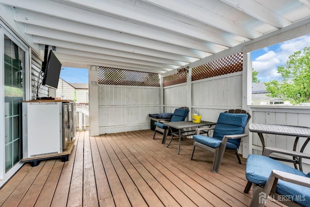 14 E Shirley Ave, Colonia, NJ 07067 - view of deck