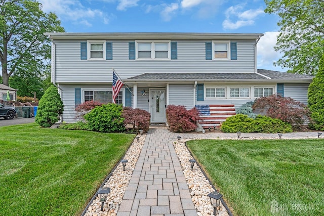 14 E Shirley Ave, Colonia, NJ 07067 - view of front of property featuring a front lawn