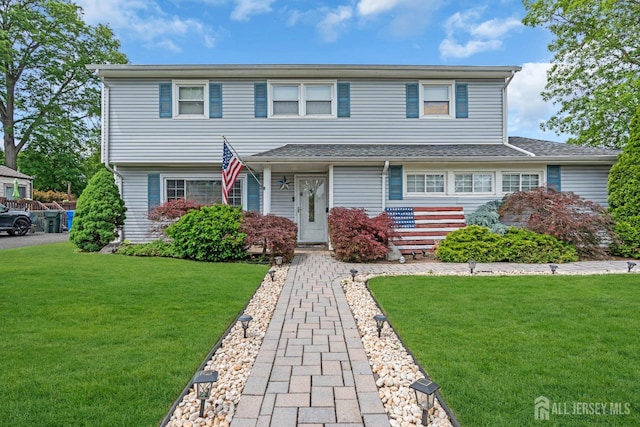 14 E Shirley Ave, Colonia, NJ 07067 - view of front of house with a front yard