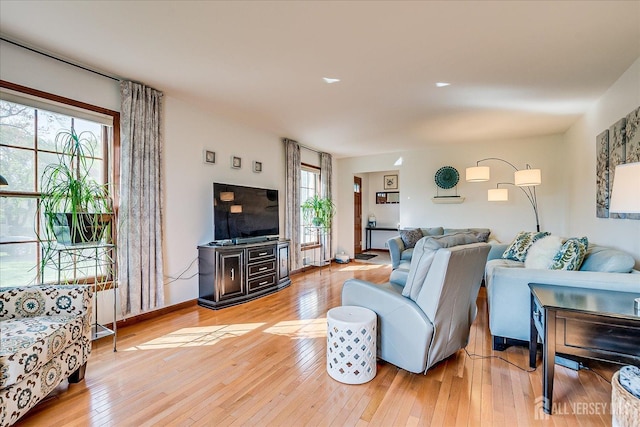 27 Vermont Ave, Franklin, NJ 08823 - living room with plenty of natural light and light wood-style flooring