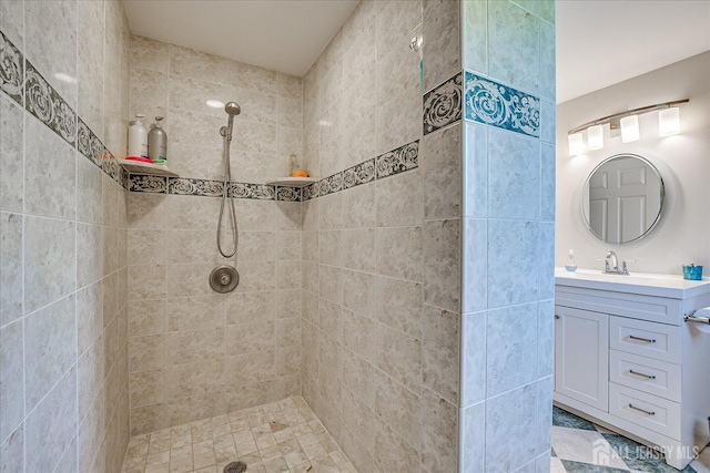 27 Vermont Ave, Franklin, NJ 08823 - full bath with a tile shower and vanity