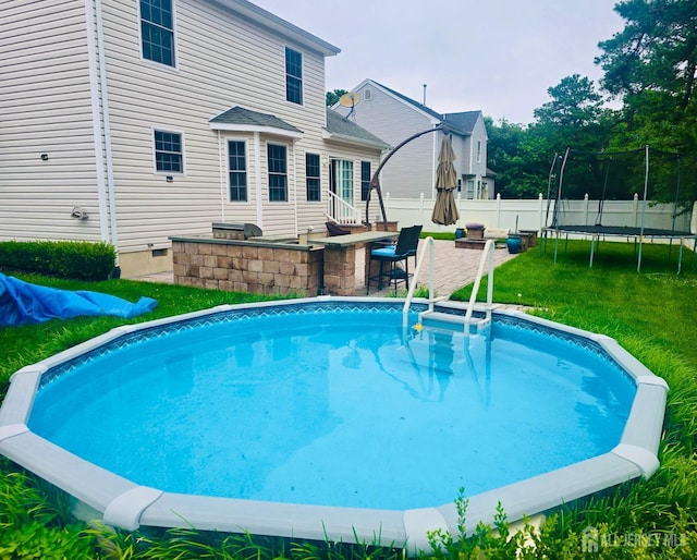 1485 Earie Way, Lacey, NJ 08731 - view of pool featuring a trampoline and a patio
