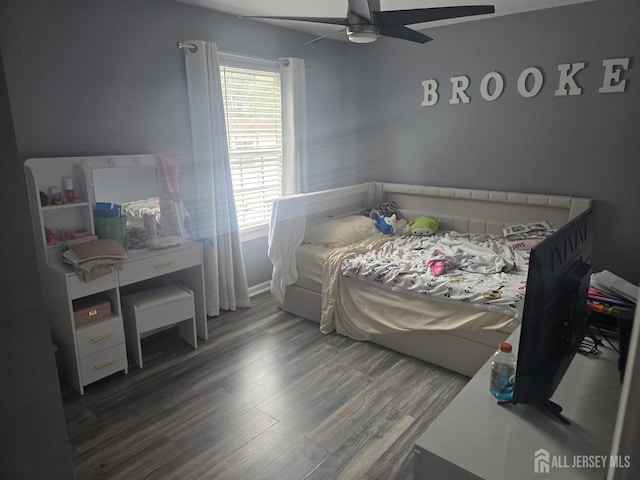 1485 Earie Way, Lacey, NJ 08731 - bedroom with wood finished floors and ceiling fan