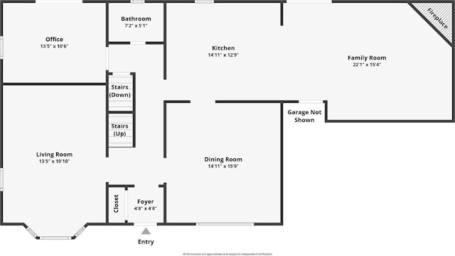 16 London Dr, East Brunswick, NJ 08816 - view of floor plan / room layout