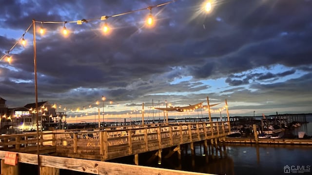 dock with a water view