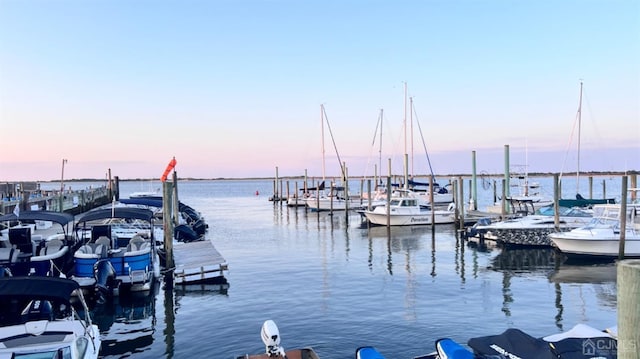 dock with a water view