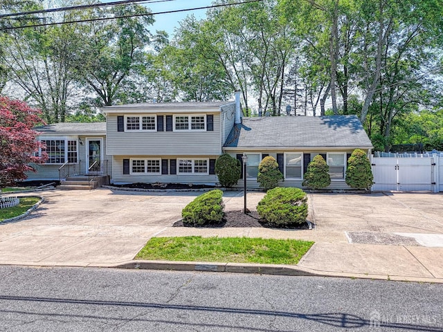 281 Cindy St, Old Bridge, NJ 08857 - split level home with a gate and driveway