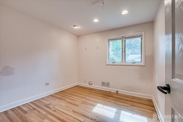 74 Hazelwood Ave, Metuchen, NJ 08840 - spare room featuring light wood-style floors and recessed lighting