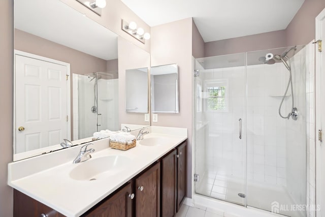 3 Lily Ln, Piscataway, NJ 08854 - bathroom featuring a shower stall and double vanity