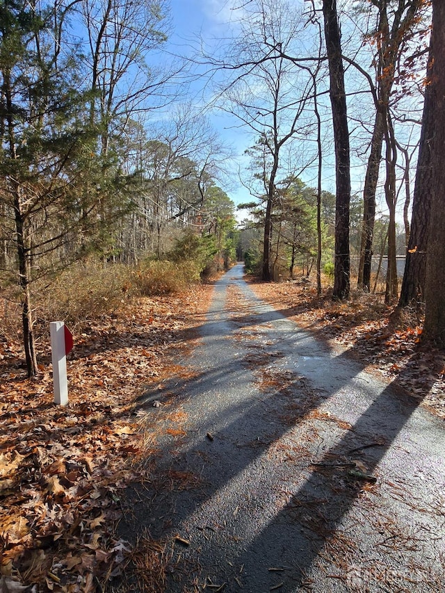 view of road