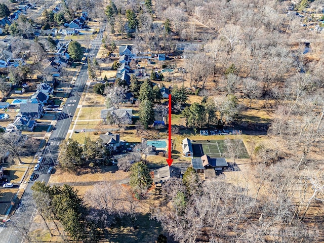 birds eye view of property featuring a residential view