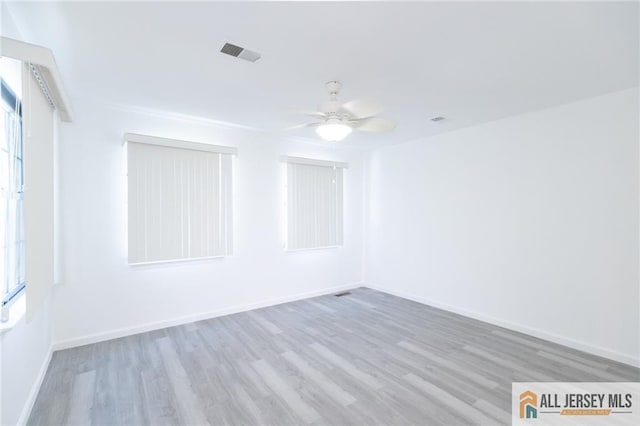 50 Prospect St Unit 09, Metuchen, NJ 08840 - empty room featuring wood finished floors and a ceiling fan