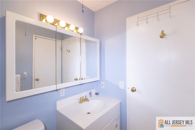 50 Prospect St Unit 09, Metuchen, NJ 08840 - bathroom featuring vanity and toilet