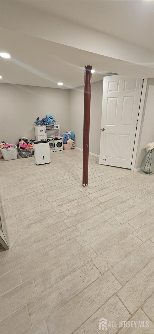 789 Barry Ave, Perth Amboy, NJ 08861 - finished below grade area with recessed lighting