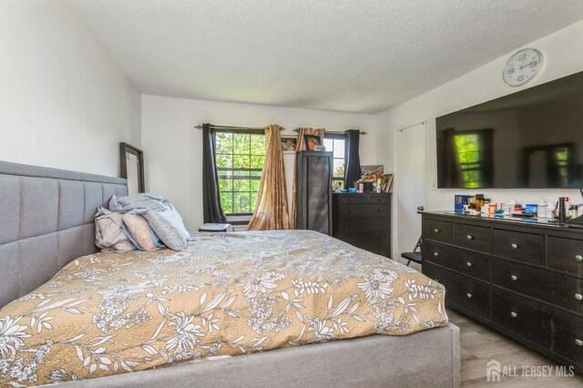 114 Griggs Pl E, Brunswick, NJ 08816 - bedroom featuring wood finished floors and a textured ceiling