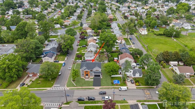 75 Jefferson Blvd, Edison, NJ 08817 - aerial view of property's location with nearby suburban area