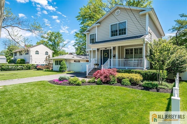 22 Kentnor St, Metuchen, NJ 08840 - view of front facade with covered porch