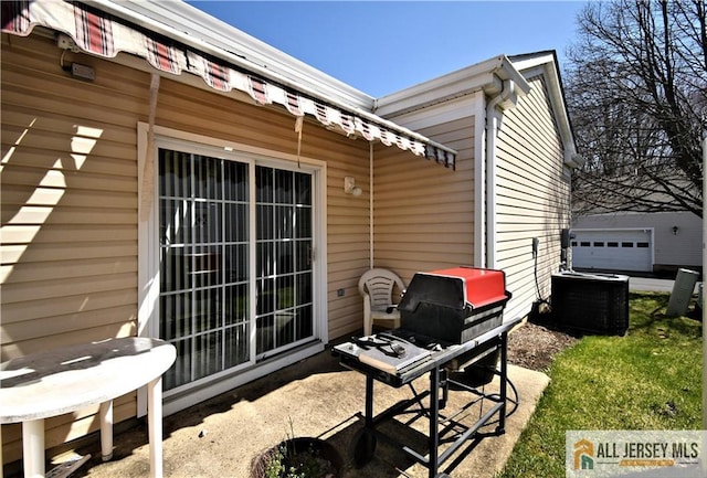 525 Harrier Dr Unit 525, Monroe, NJ 08831 - view of patio with central AC