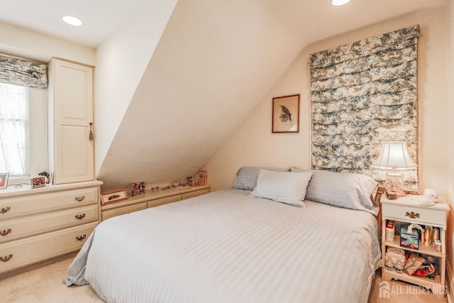 217 Midland Ave, Metuchen, NJ 08840 - bedroom with lofted ceiling and recessed lighting