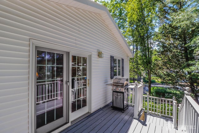 217 Midland Ave, Metuchen, NJ 08840 - wooden deck featuring a grill