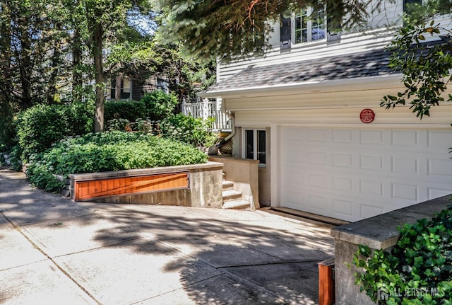 217 Midland Ave, Metuchen, NJ 08840 - garage with concrete driveway