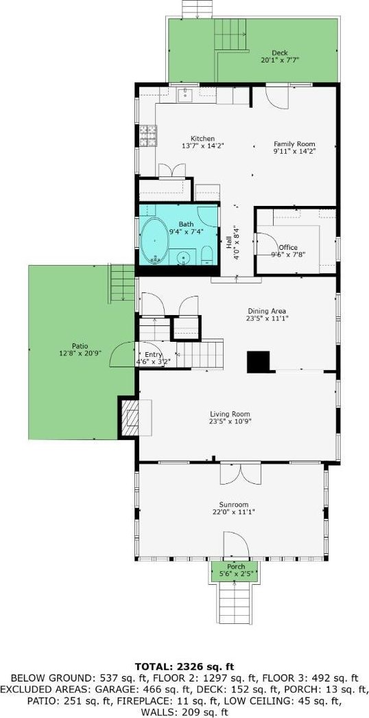 217 Midland Ave, Metuchen, NJ 08840 - home floor plan