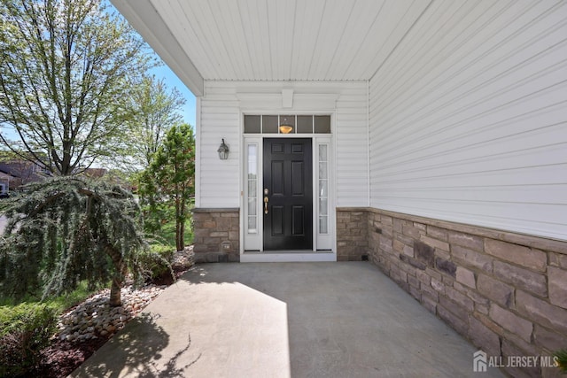 1 Jester Ct, Monroe, NJ 08831 - view of exterior entry with stone siding