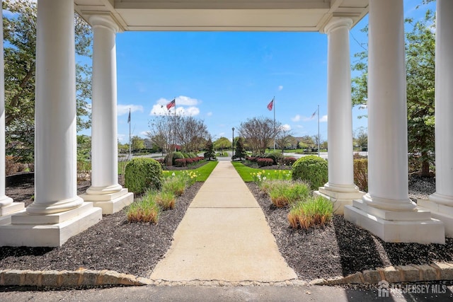 1 Jester Ct, Monroe, NJ 08831 - view of patio / terrace with a porch