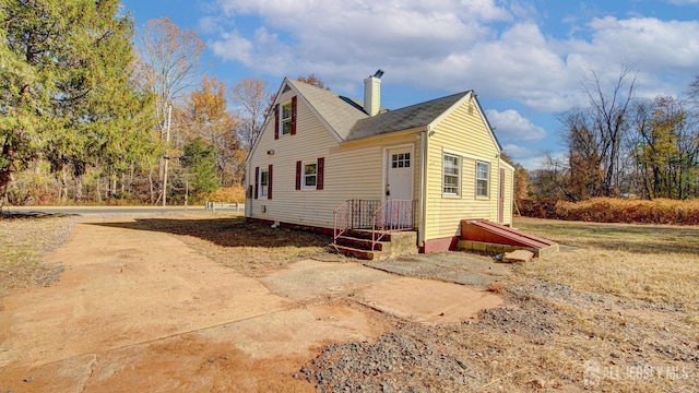 view of rear view of property