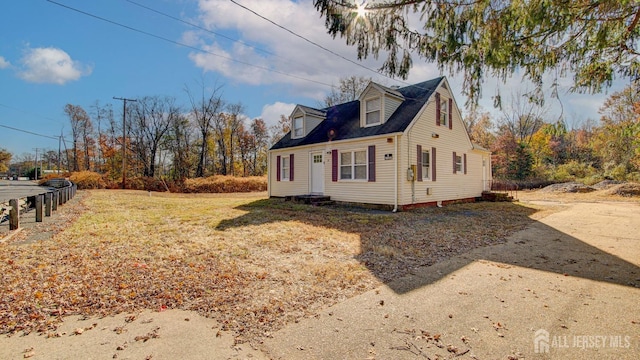 view of side of home