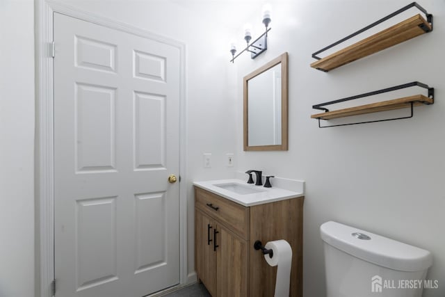 44 Treat Ln, East Brunswick, NJ 08816 - half bathroom featuring vanity and toilet