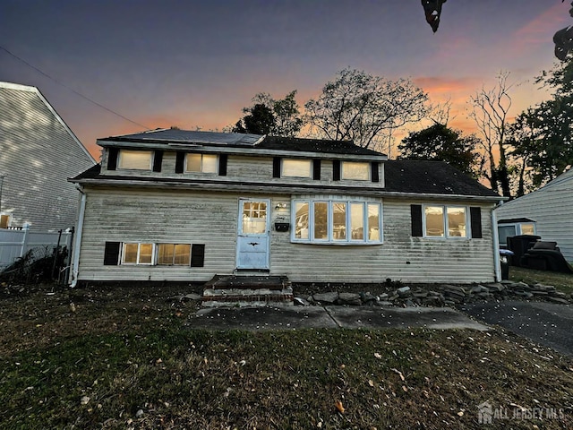 view of front of house