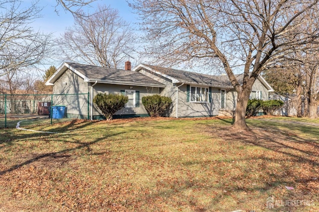 exterior space featuring a lawn