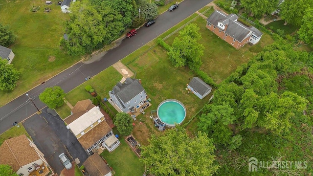 218 Winthrop Ave, Moorestown, NJ 08057 - bird's eye view of a pool area
