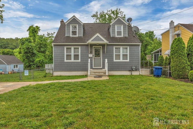218 Winthrop Ave, Moorestown, NJ 08057 - cape cod home featuring entry steps, roof with shingles, and a chimney