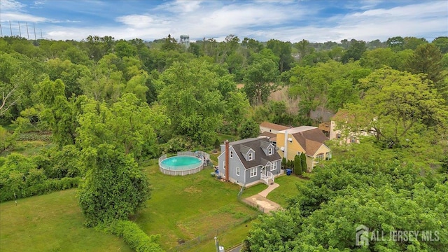 218 Winthrop Ave, Moorestown, NJ 08057 - drone / aerial view of a heavily wooded area