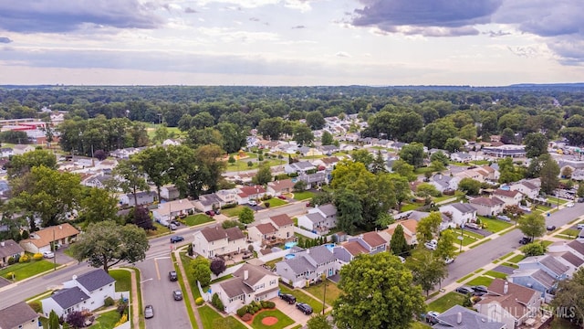 bird's eye view featuring a residential view