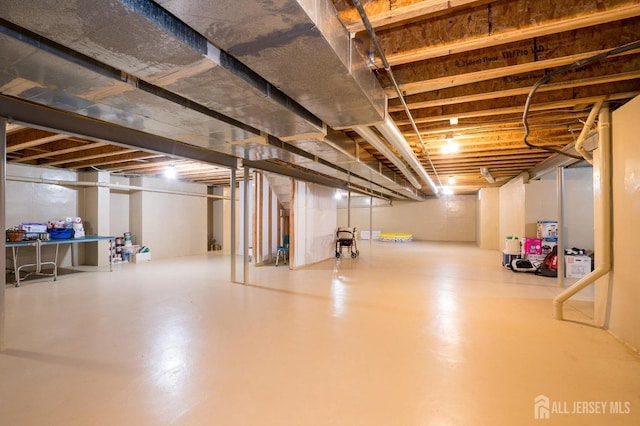4 Cottonwood Ct, Plainsboro, NJ 08536 - view of unfinished below grade area