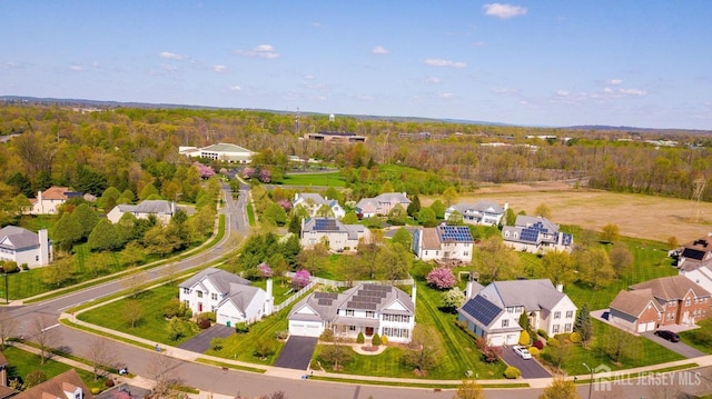 4 Cottonwood Ct, Plainsboro, NJ 08536 - aerial view of residential area with a forest