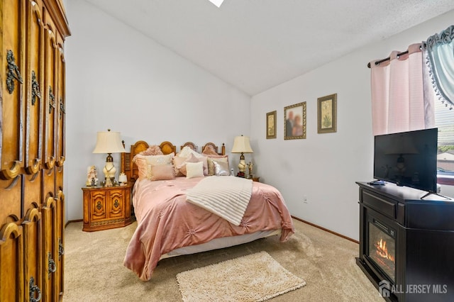 236 Community Cir, Old Bridge, NJ 08857 - bedroom with light carpet and vaulted ceiling