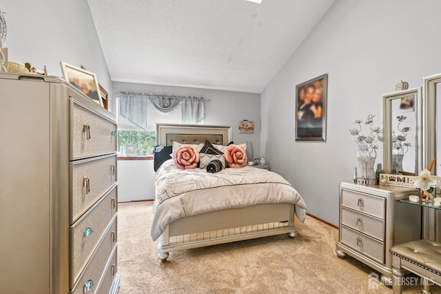 236 Community Cir, Old Bridge, NJ 08857 - bedroom featuring lofted ceiling and light colored carpet