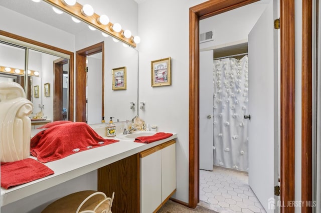 236 Community Cir, Old Bridge, NJ 08857 - full bathroom featuring vanity and tile patterned floors