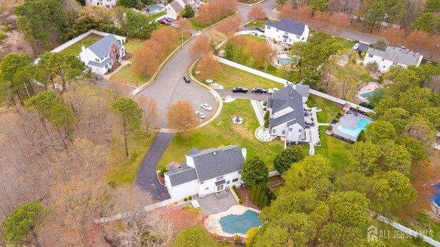 3 Clark Ct, Monroe, NJ 08831 - birds eye view of property with a residential view