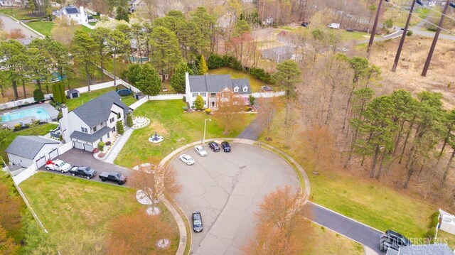 3 Clark Ct, Monroe, NJ 08831 - drone / aerial view featuring a residential view