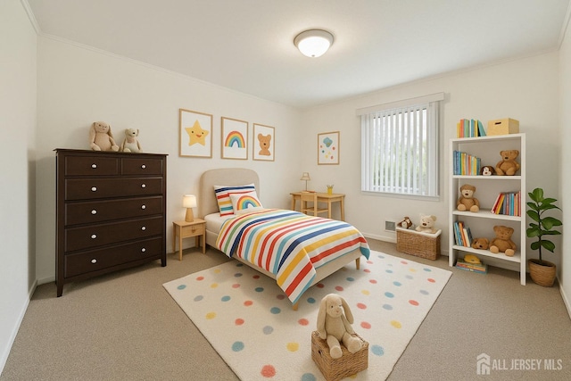 199 N Brook Dr N, Milltown, NJ 08850 - bedroom featuring light carpet and crown molding
