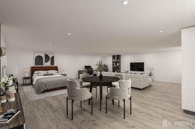 9 Hatakawana Ter, Mount Olive, NJ 07828 - bedroom with light wood finished floors, recessed lighting, and baseboards
