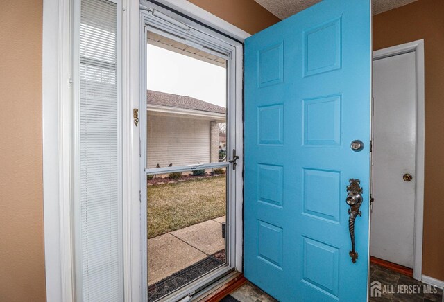 view of doorway to outside