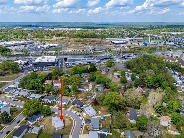 aerial view of property's location